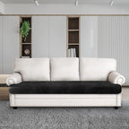 Leather Look Couch Cushion Covers Sofa Seat Slipcovers Sets Couches Furniture - Image 3