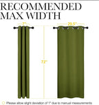 NICETOWN Window Curtain Panels, Christmas Window Decoration Thermal Insulated - Image 8