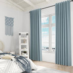 Guken Blue 100% Blackout Curtains 92 Inch Length 2 Panels Set - Image 8