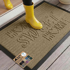 GORILLA GRIP 100% Waterproof All-Season WeatherMAX Doormat, US Designed Natural by GorillaGrip