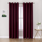 ChrisDowa Blackout Curtains 120 Inches Long 2 Panels Set by ChrisDowa