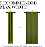 NICETOWN Patio Glass Door Christmas Panels, Privacy Panel Drapes - Image 7
