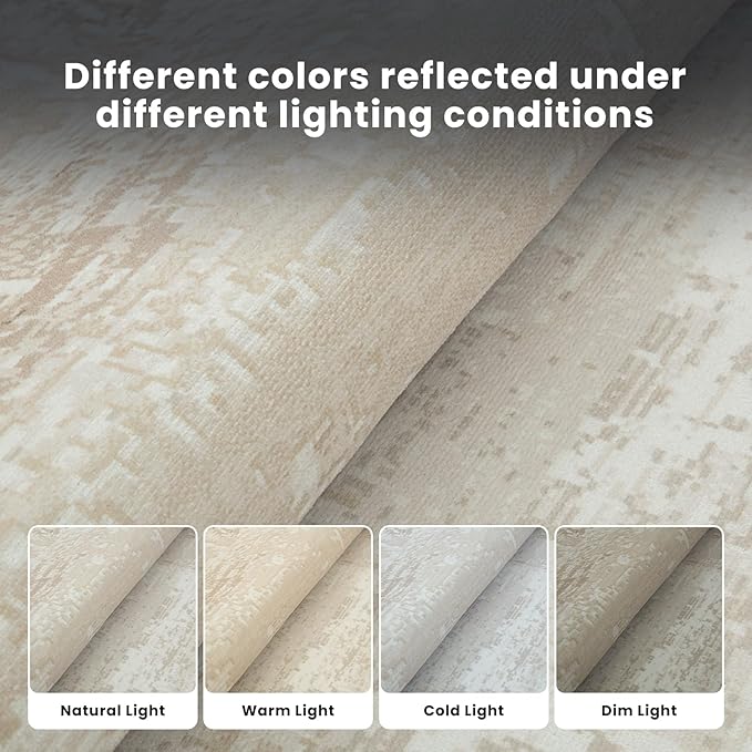 Washable Rugs 8x10 Area Rugs for Living Room- Modern Abstract Rugs for Bedroom - Image 6