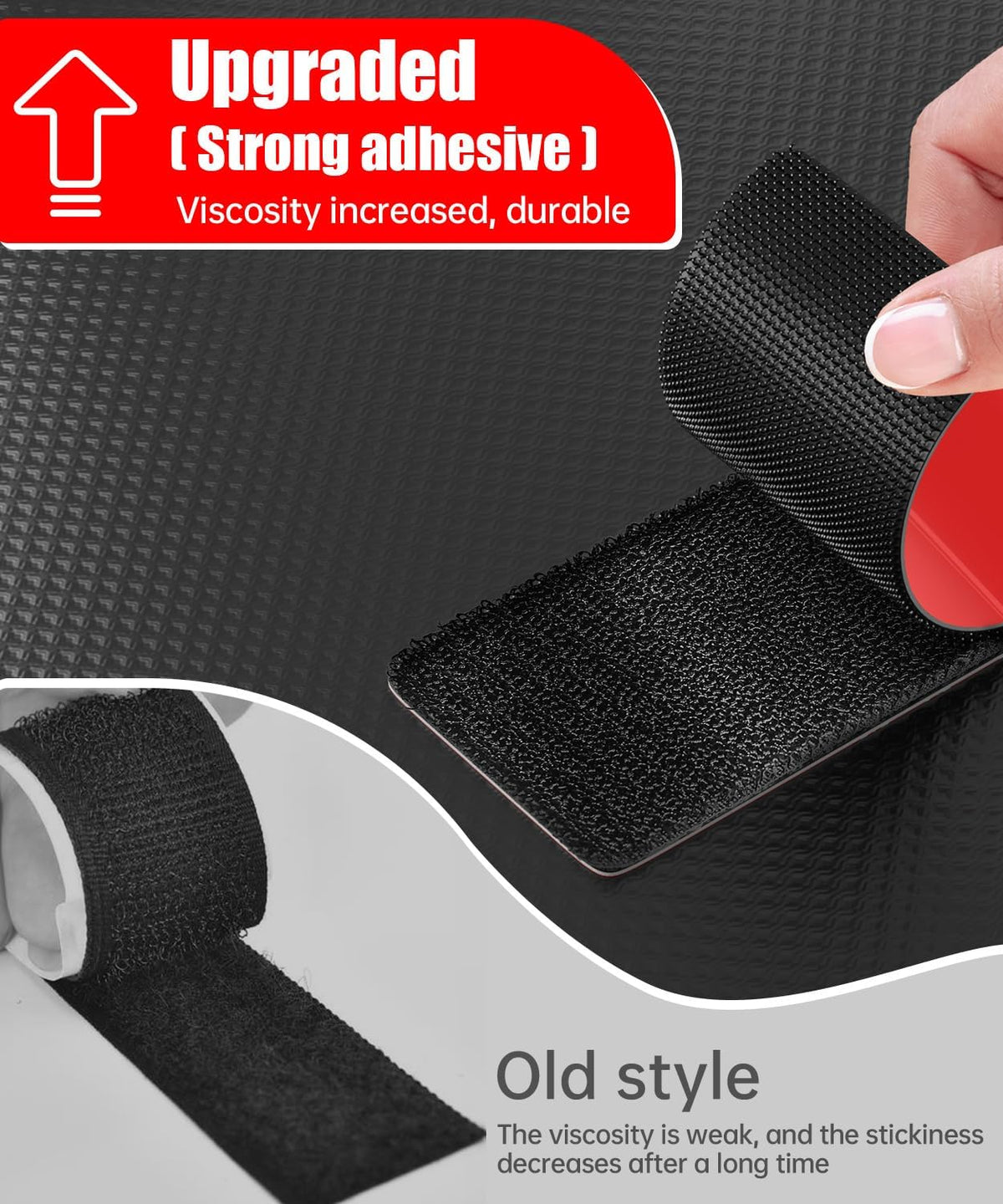 PHIXBEAR 8Sets Heavy-Duty Hook and Loop Strips, Heat Resistant Waterproof