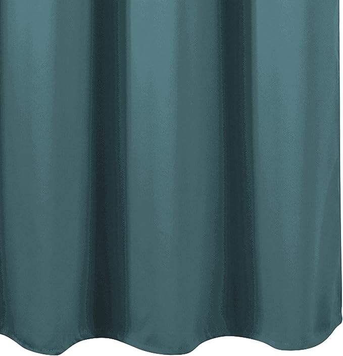 LEMOMO Blackout Curtains 66 x 84 inch/Sea Teal Curtains Set of 2 Panels/Thermal - Image 9