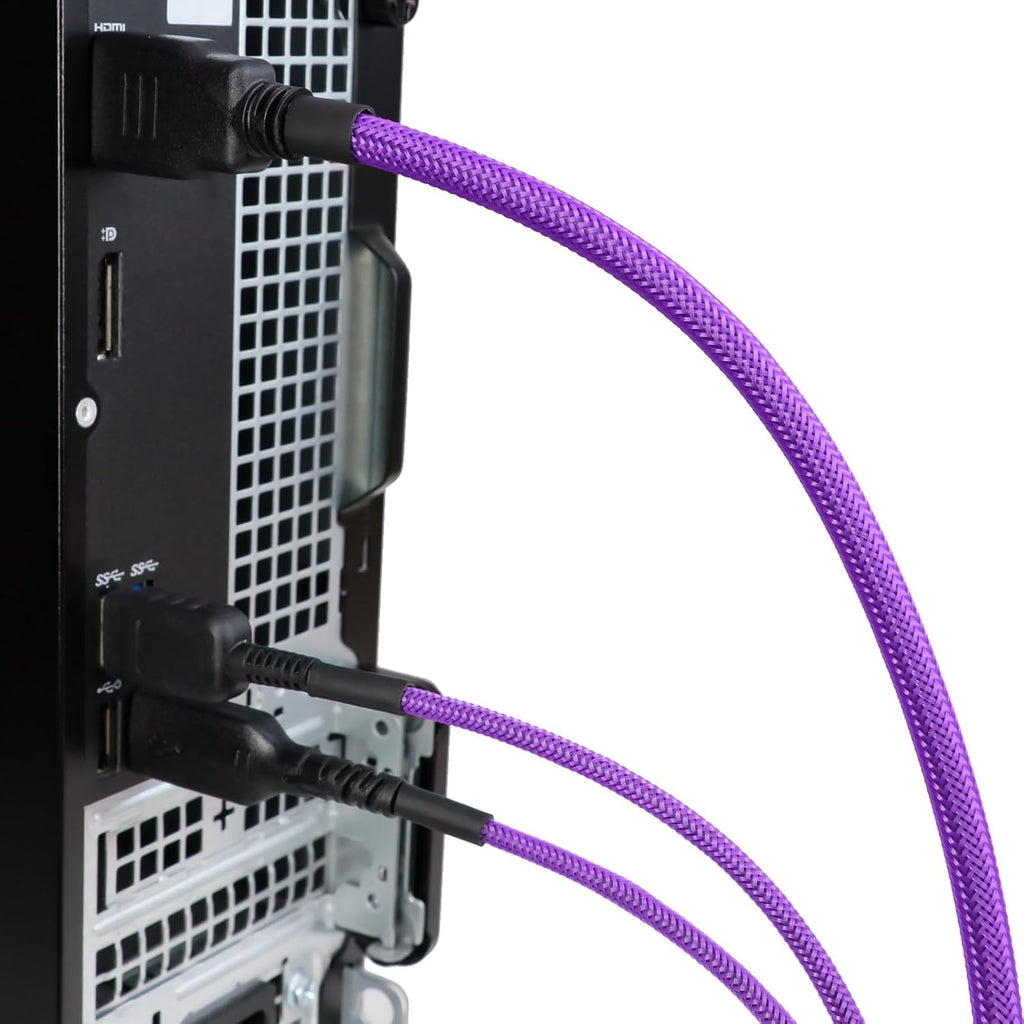 33ft PET Expandable Braid Cable Sleeving, 1/2" Cable Management Sleeve