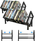PUTNATRURE DVD Storage Rack, Expandable Game & Blu ray Case Display, 2 Pack