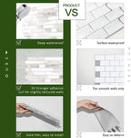 STICKGOO Peel and Stick Wall Tile Self-Adhesive Backsplash Thicker Design