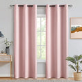 MIULEE 90" Long Room Darkening Curtains Thermal Insulated Drapes Solid Window by MIULEE