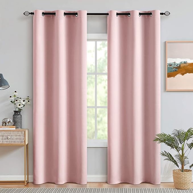 MIULEE Room Darkening Curtains Thermal Insulated Drapes Solid Window Treatment by MIULEE