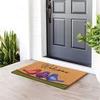 Barnyard Designs Natural Coco Coir Spring Birds Doormat - Image 4
