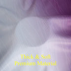 Purple and Grey Blackout Curtains 84 Inches Long, Ombre and Wavy Line Pattern - Image 8