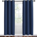 NICETOWN Blackout Draperies Curtains, 1 Pair, 42 x 78 inches, All Season - Image 2