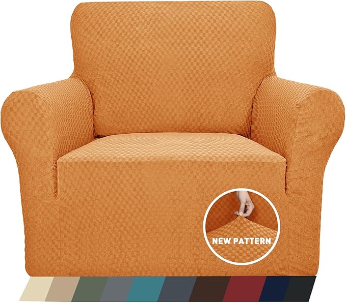 ZNSAYOTX 1 Piece Jacquard Chair Slipcovers by ZNSAYOTX