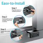 ZRFCXE Window Locks, 4 Pack for Horizontal & Vertical Sliding Windows