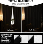 Deconovo Blackout Curtains for Bedroom & Nursery, Thermal Insulated Drapes - Image 5