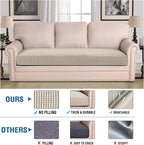 H.VERSAILTEX Super Stretch Individual Seat Cushion Covers Sofa Covers Couch - Image 2