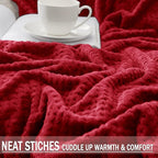 Exclusivo Mezcla Fleece Bed Blanket Queen Size, Super Soft and Warm Blankets - Image 6