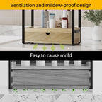 2-Tier Bathroom Organizer (Brown - New)