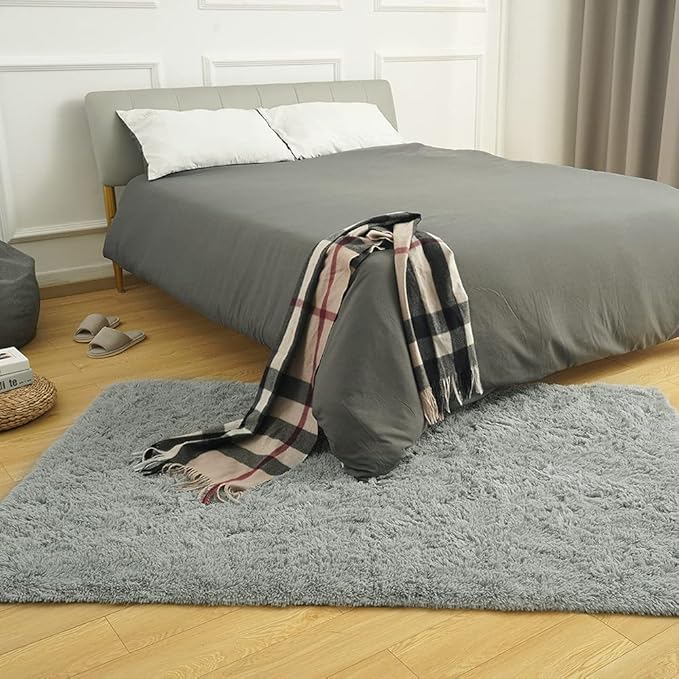 Amearea Premium Soft Area Rug 4x5.3 Feet, Fluffy Carpet - Image 4