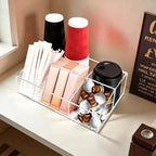 Coffee Bar Accessories, Acrylic Coffee Station Organizer Storage Box