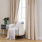 MIULEE Velvet Curtains 108 inches Long 2 Panels - Image 7