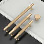 10 Pack Brushed Gold Knurled Cabinet Knobs Round Drawer Pulls