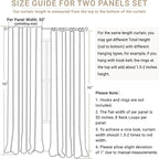 100% Blackout Shield Linen Blackout Curtains - Image 7