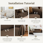 HOMERILLA Sectional Couch Covers - Image 6