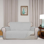 PureFit Reversible Quilted Sofa Cover, Water Resistant Furniture Protector - Image 2