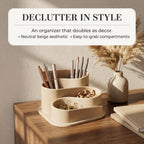 Aesthetic Desk Organizer - Modern Desk Accessories - Boho Pen Holder