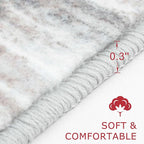 KOZYFLY Modern Abstract Kitchen Runner Rug, 2.6x12 Washable Rug Runner Non-Slip - Image 5