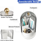 Dustproof Toothbrush Holders with Cover for Bathrooms, Tooth Brush Holder