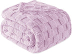 Exclusivo Mezcla Queen Size Flannel Fleece Blanket, Super Soft and Warm by ExclusivoMezcla