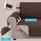 U-NICE HOME Reversible Sofa Cover Couch Cover - Image 4