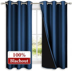NICETOWN 100% Blackout Curtains - Image 2