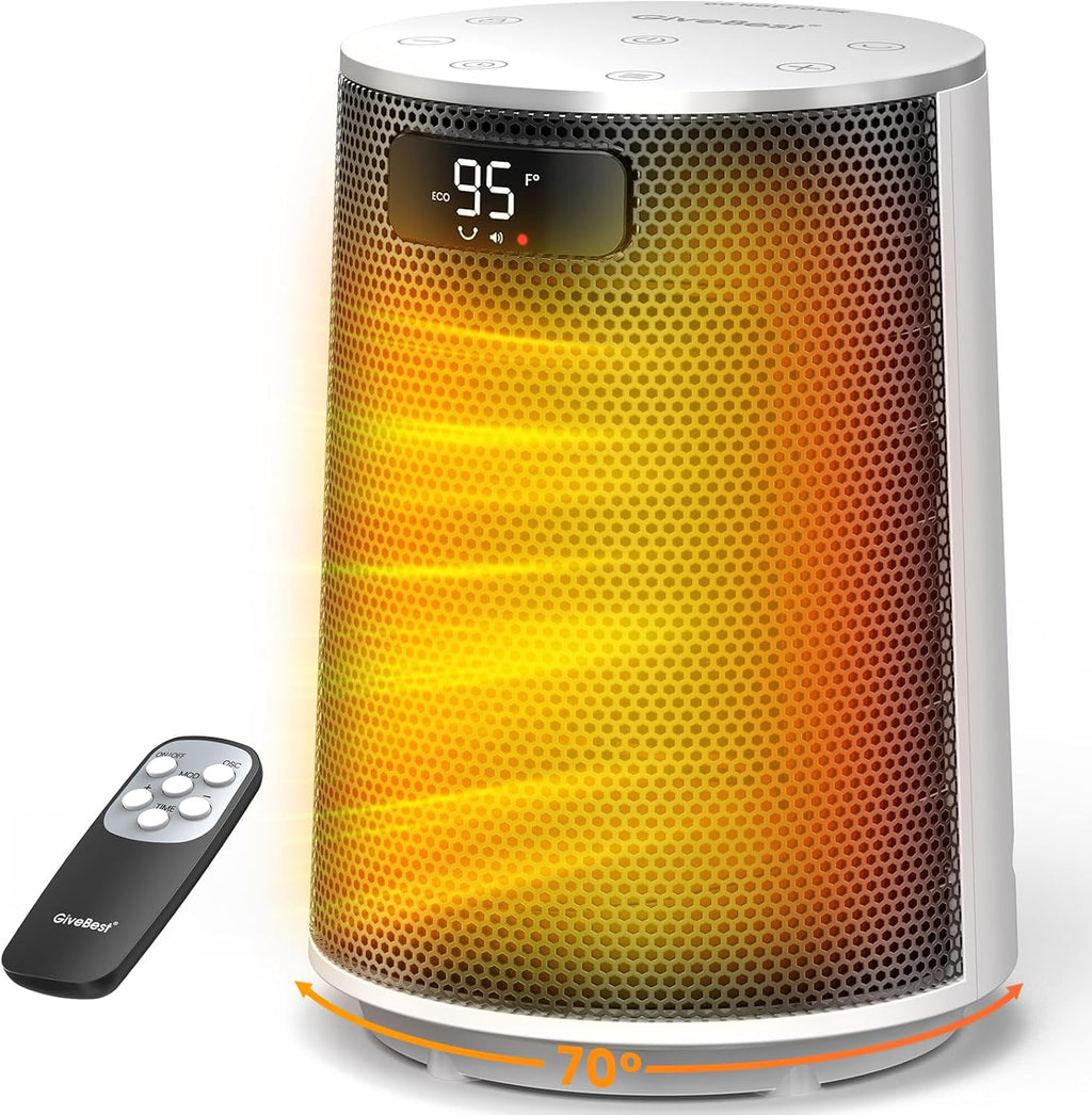 GiveBest Space Heater, Electric Portable Heaters for Indoor Use
