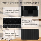 3 Pack Desk Organizer Set of Pen Holder,Paperclip Storage Sticky Note Holde
