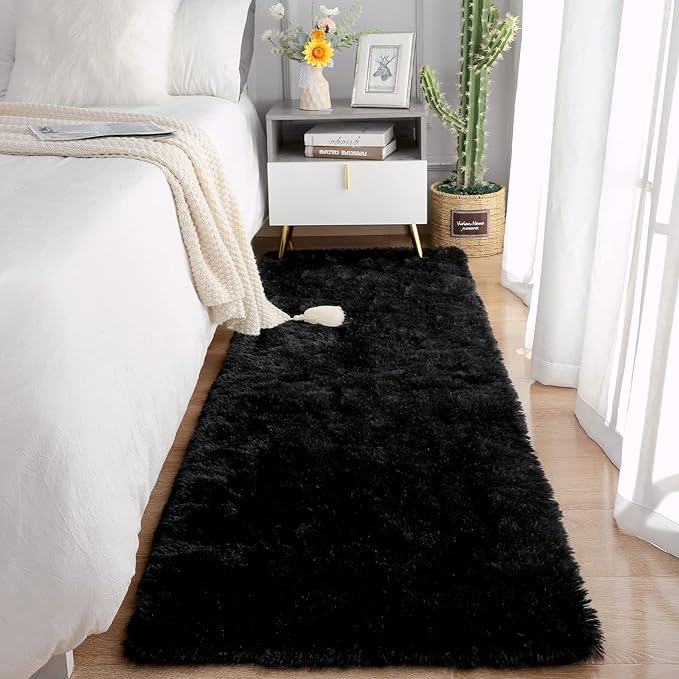 Chicrug Soft Runner Rugs for Bedroom Living Room Plush Fluffy Rug 2x7 Feet by ChicrugHomeDecor