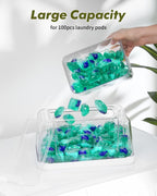 iCASA Trash Bag Dispenser Dishwasher Pods Container Under Sink Organizer