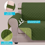 U-NICE HOME 4 Seater Sofa Cover 91 Inch Large Couch Covers - Image 3