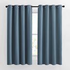NICETOWN Smoky Blue Curtains for Girls Room by NICETOWN