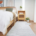 Ghouse Ultra Soft Faux Rabbit Fur Rug, Machine Washable Area Rugs by Ghouse