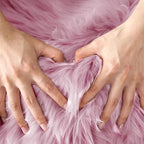 Ciicool Ultra Soft Faux Sheepskin Fur Rug Fluffy Chair Rug - Image 7