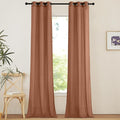 NICETOWN Caramel Linen Curtains by NICETOWN