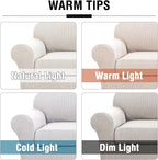 H.VERSAILTEX 2-Pieces Armchair Cover Chair Slipcovers - Image 3