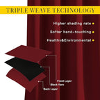 NICETOWN Blackout Draperies Curtain Panels - Image 3