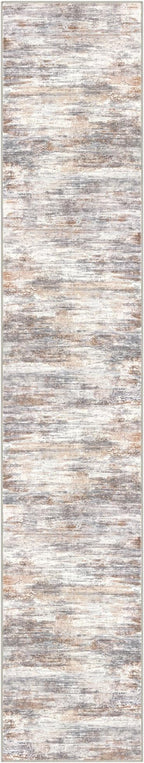 KOZYFLY Modern Abstract Washable Rug Runner 2.6x14 Hallway Rug Runner Non-Slip - Image 8