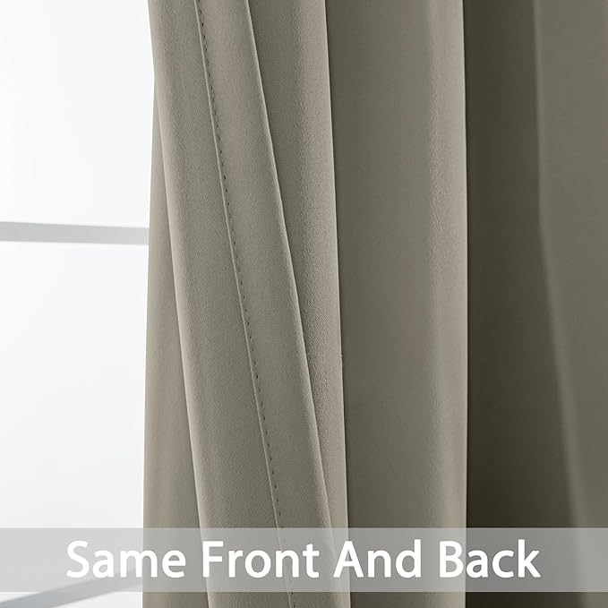 Yakamok Premium Room Darkening Thermal Insulated Curtains - Image 3