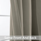 Yakamok Premium Room Darkening Thermal Insulated Curtains - Image 3